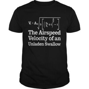 The Airspeed Velocity Of An Unladen Swallow Shirt